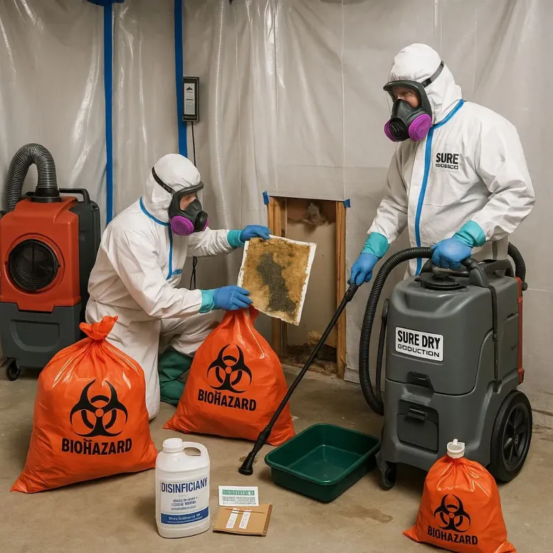 Contaminated Water Handling Protocols process in Astoria, IL